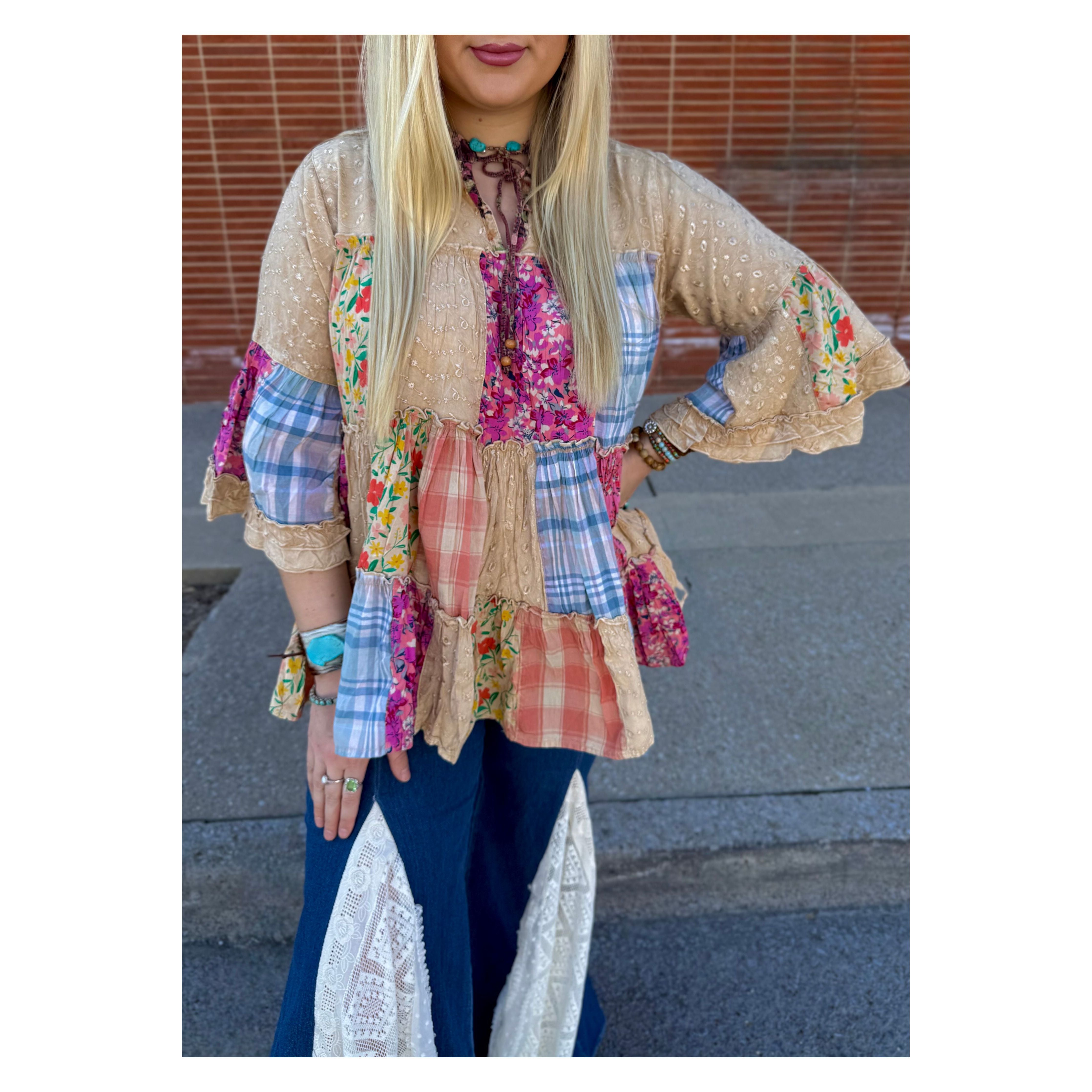 Happy Days Patchwork Top