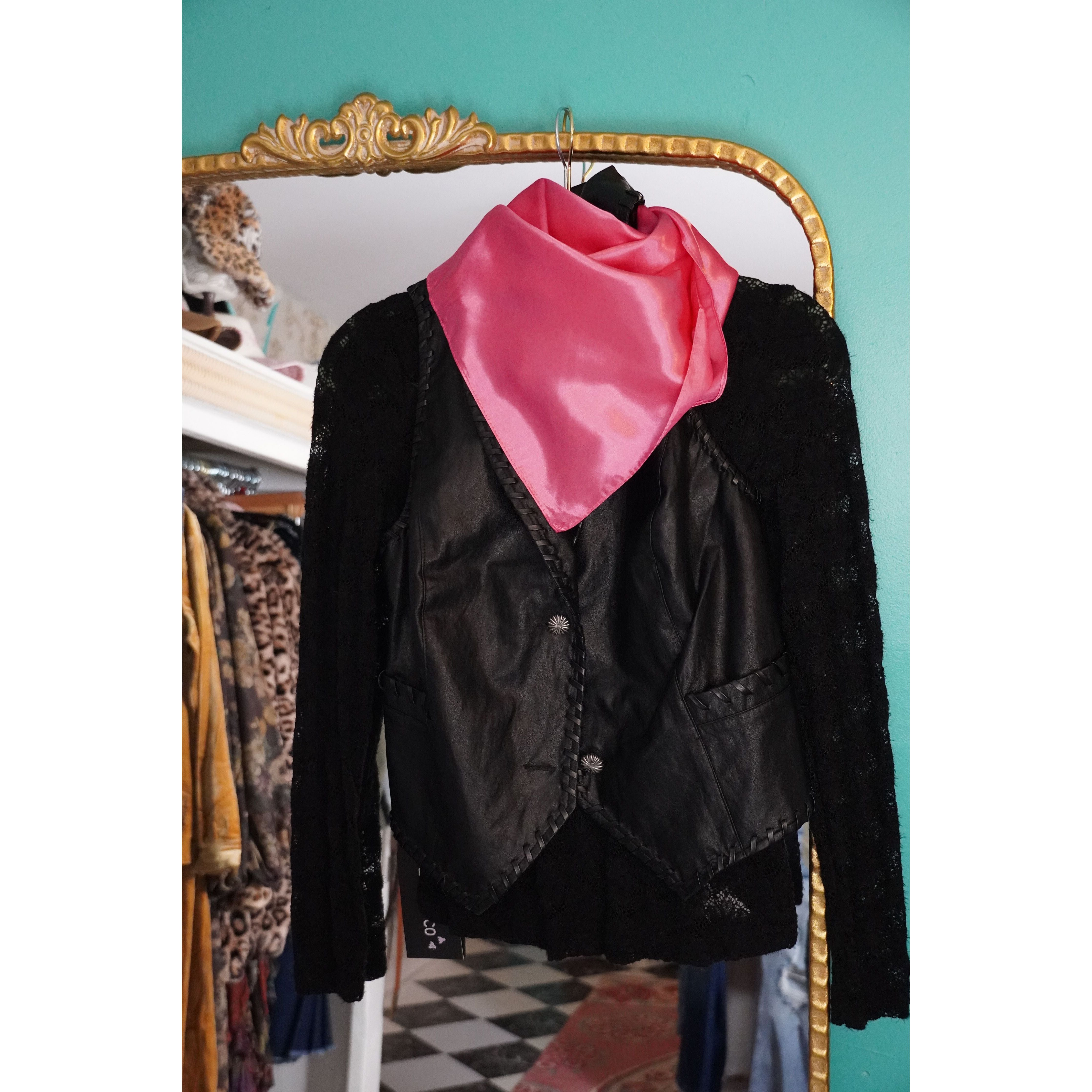 Baby Pink Satin Scarf