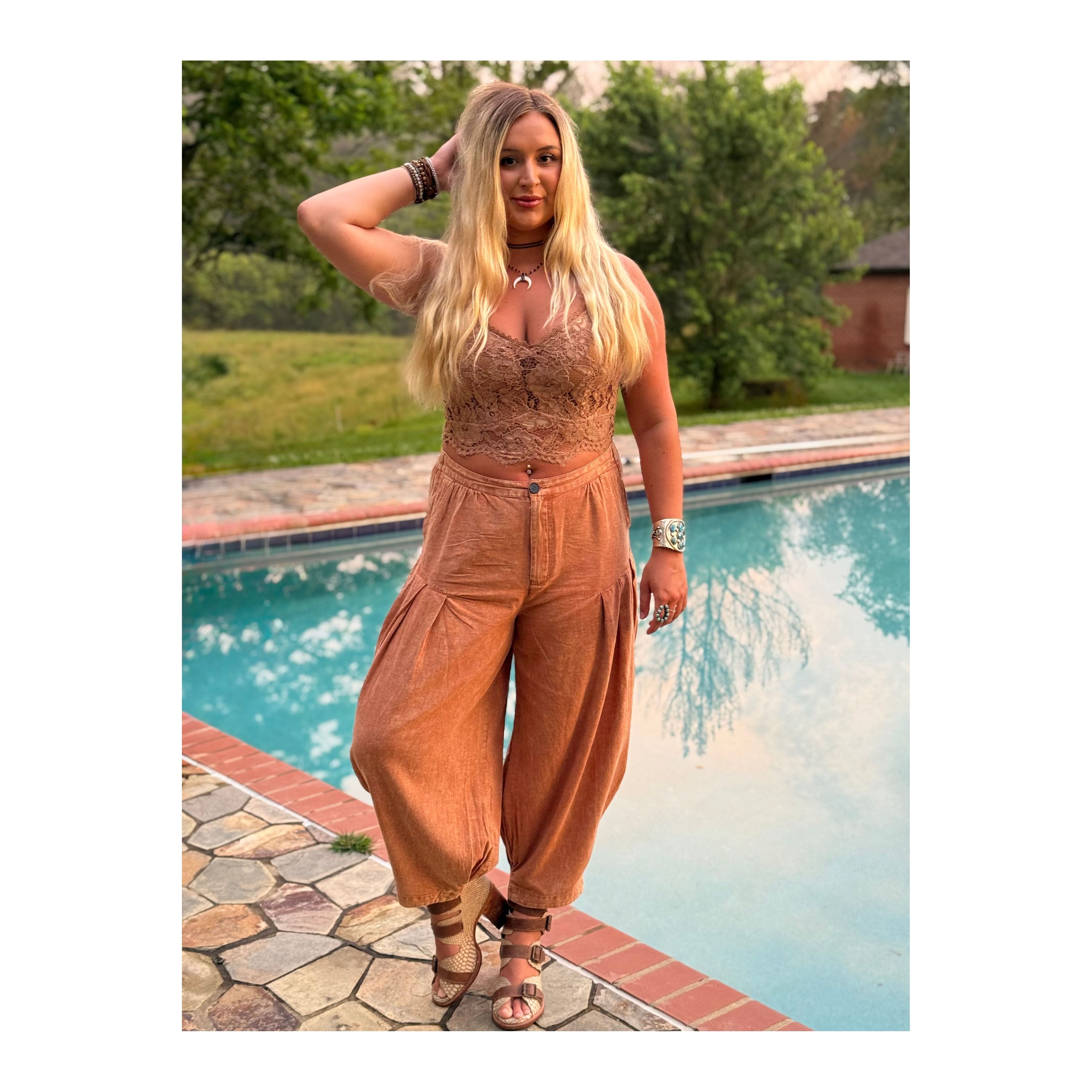 Oli & Hali: Floral Lace Bralette Top