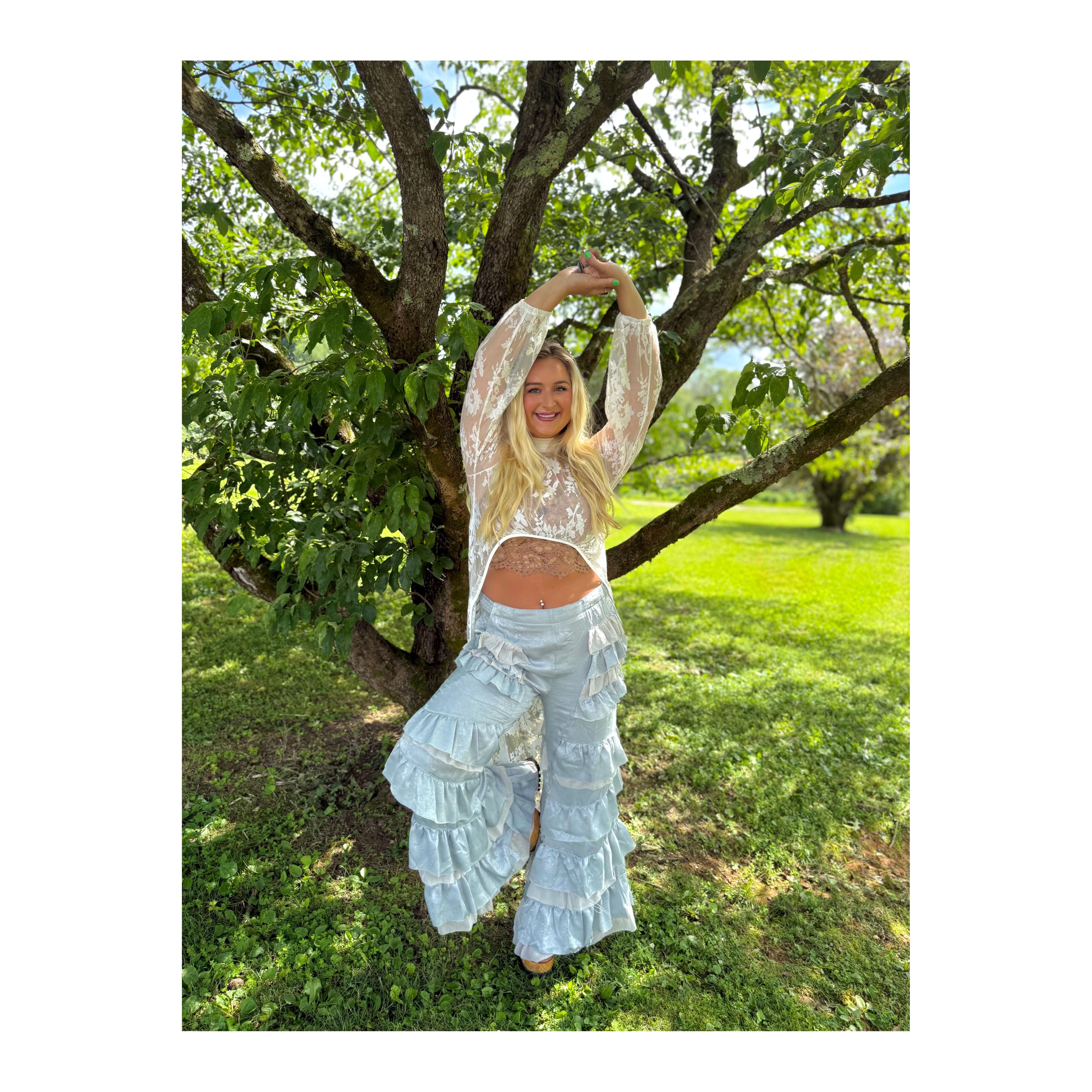 Oli & Hali: Tiered Ruffle Pant