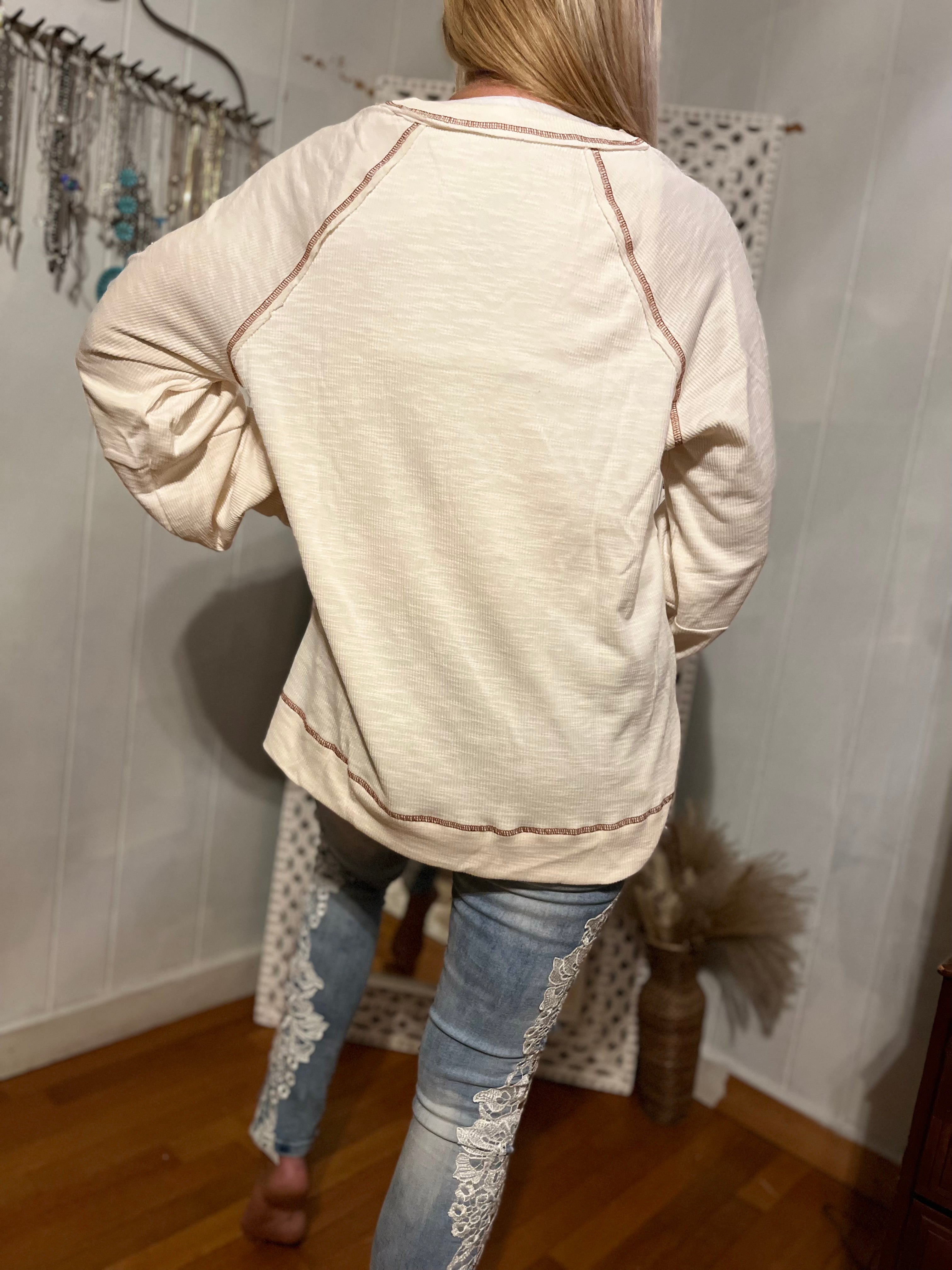 Averi Cream Sweater
