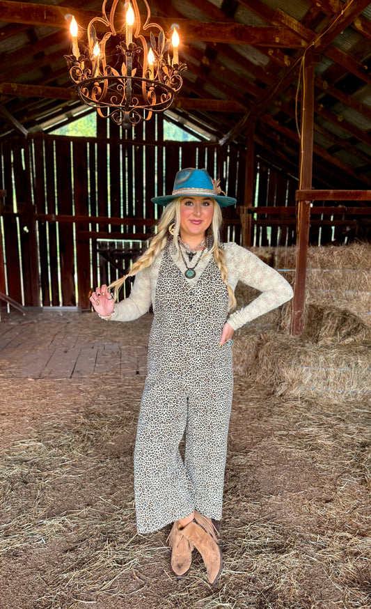 The Lovely Leopard Jumpsuit