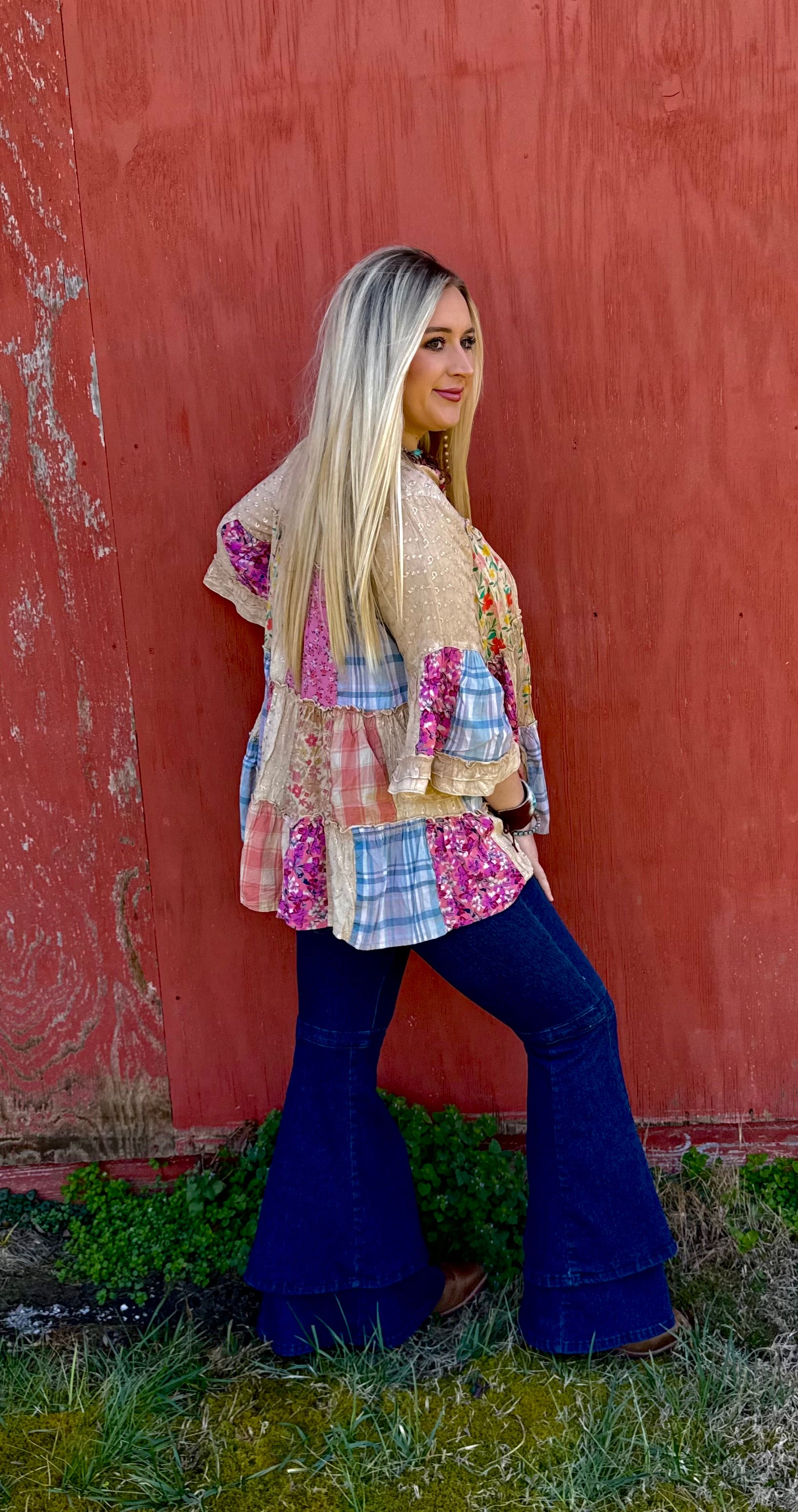 Happy Days Patchwork Top