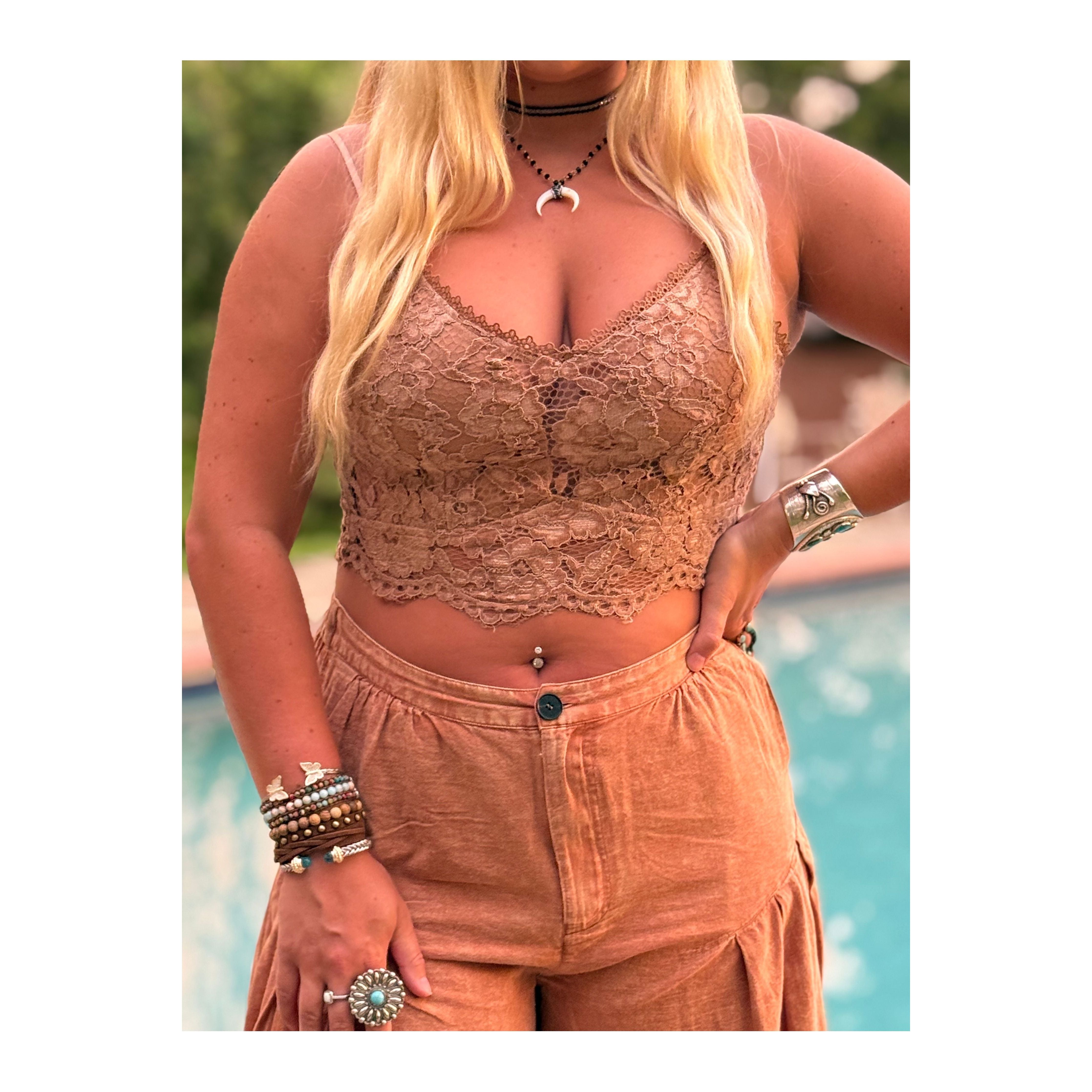 Oli & Hali: Floral Lace Bralette