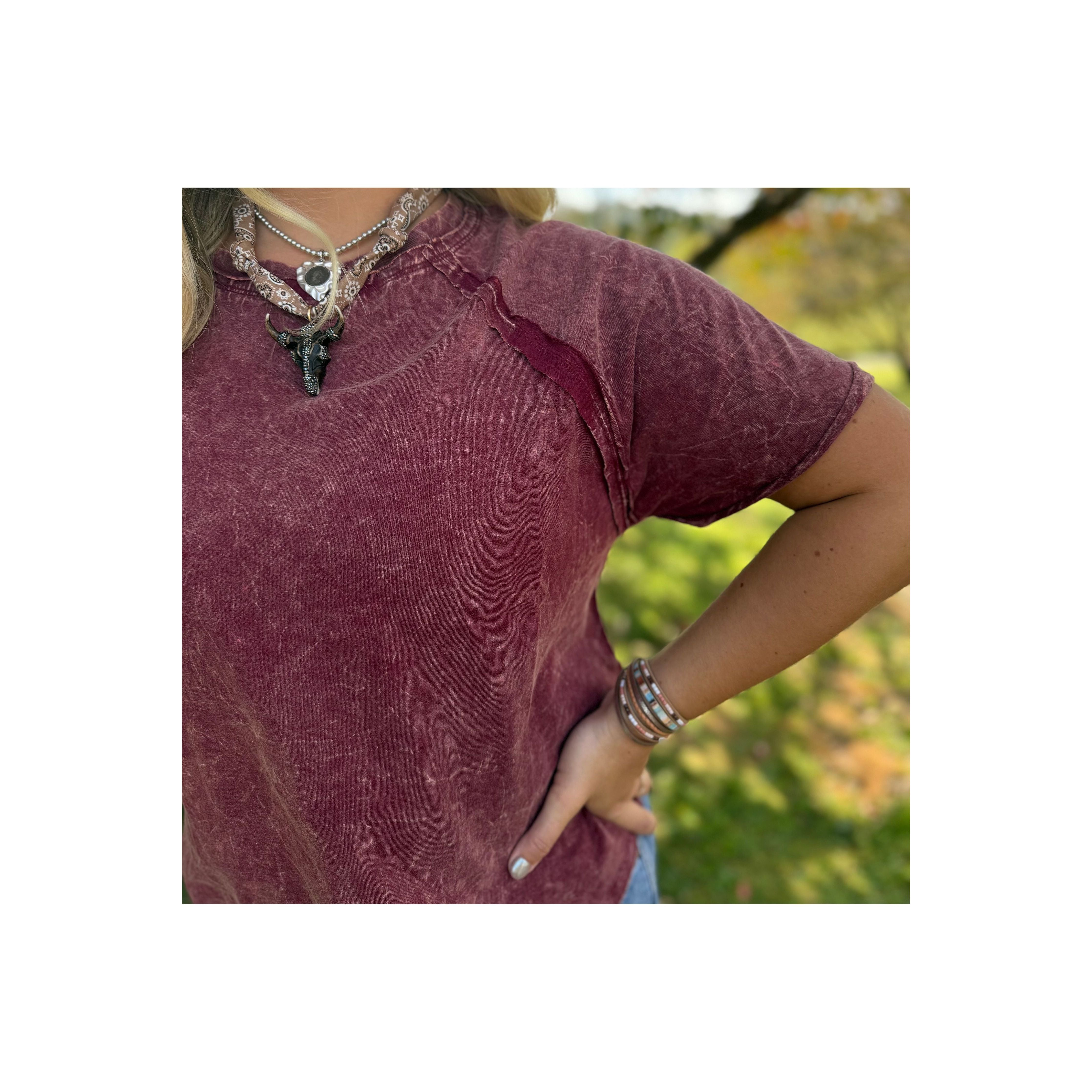Zenana Cabernet Tee
