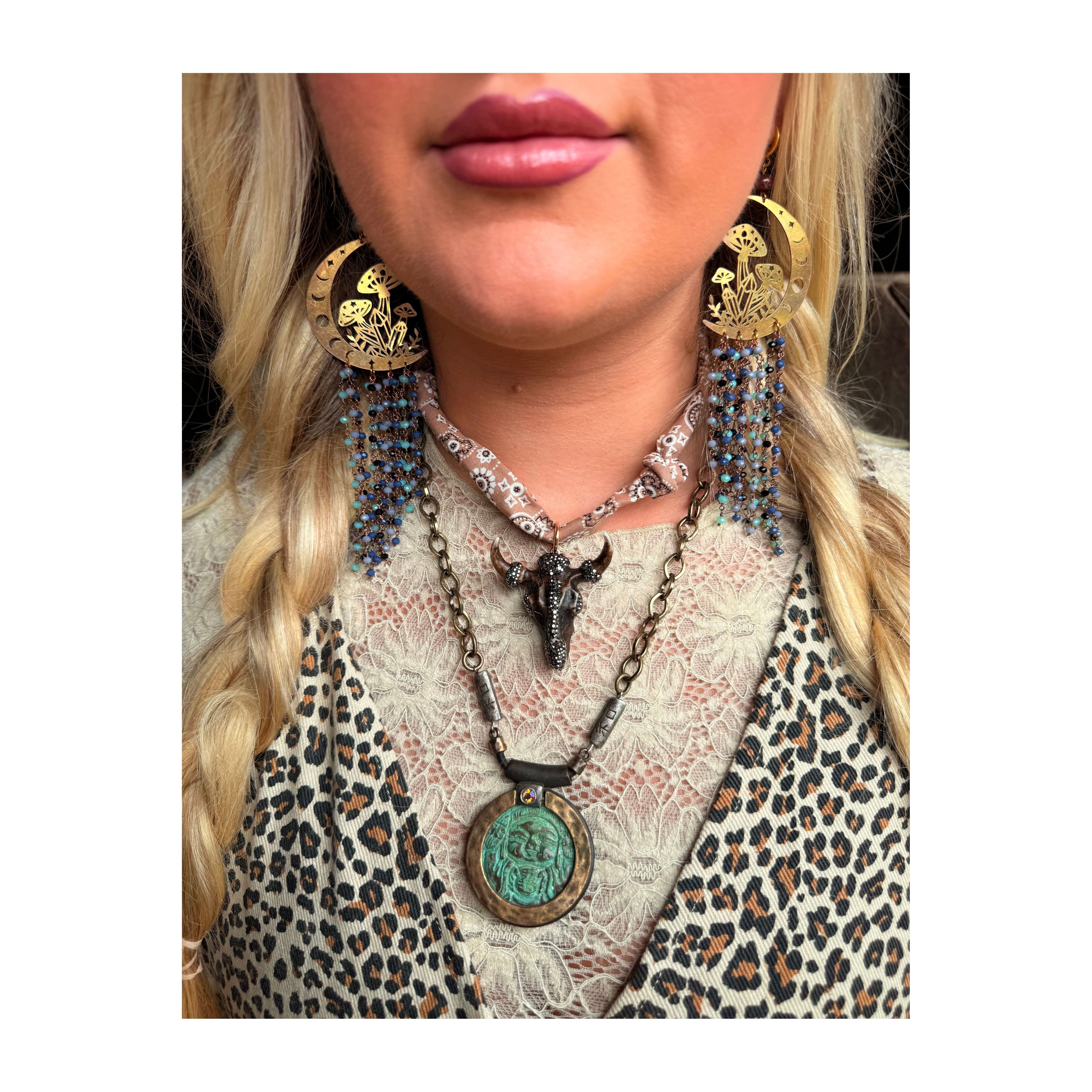 Rodeo Nights Bandana Choker