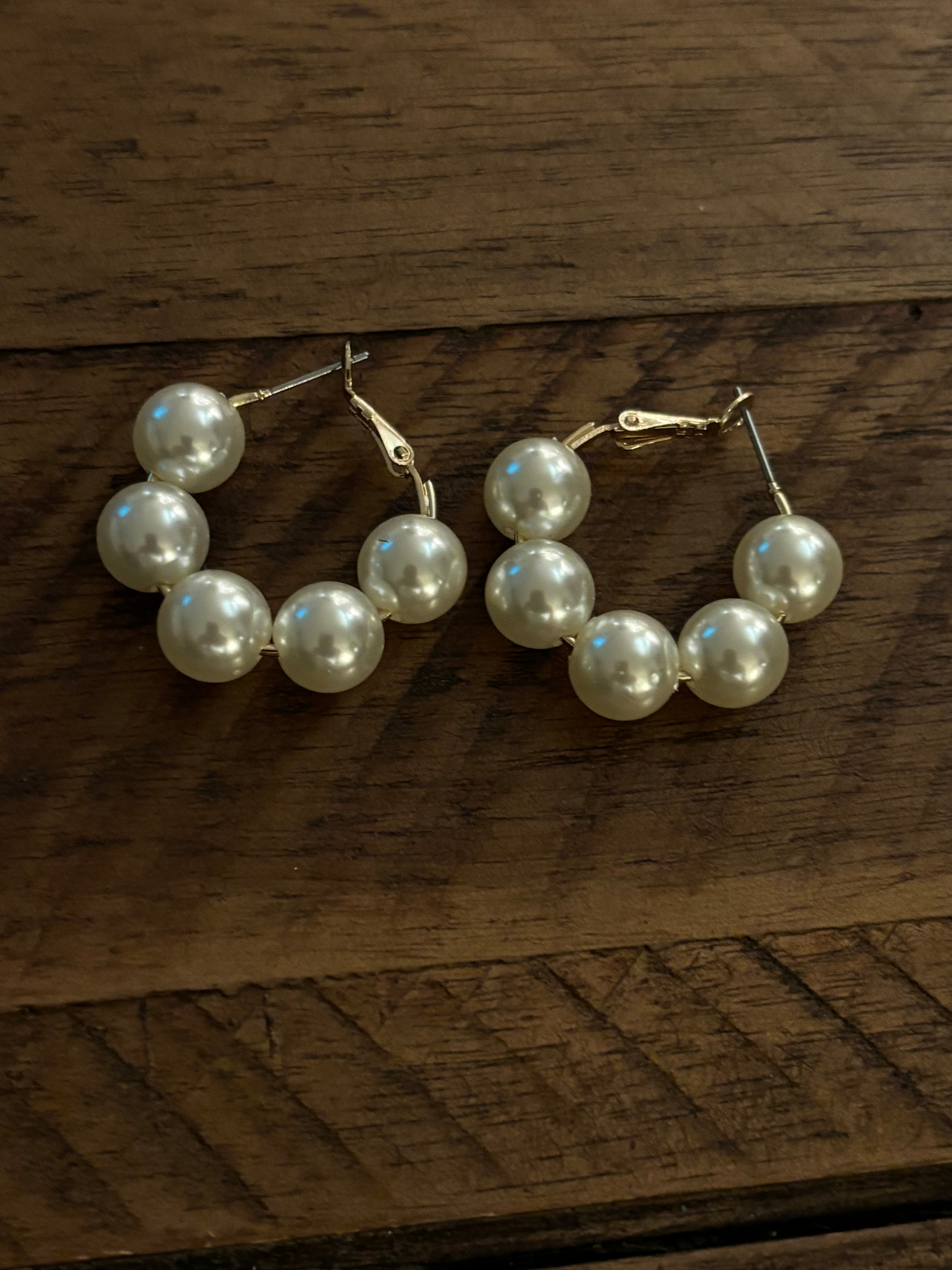 Pearl Hoops