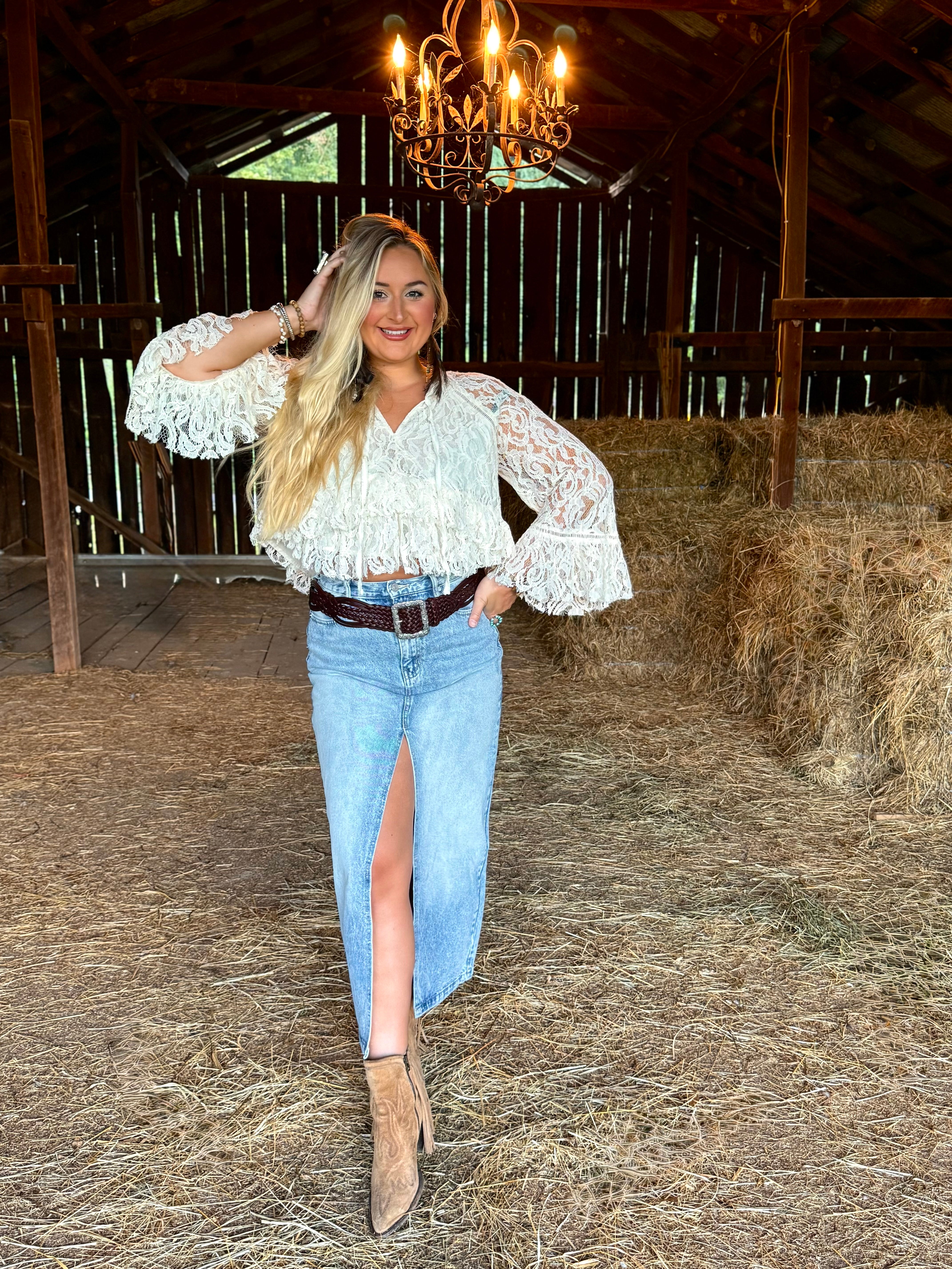 Bonnie Braided Leather Belt