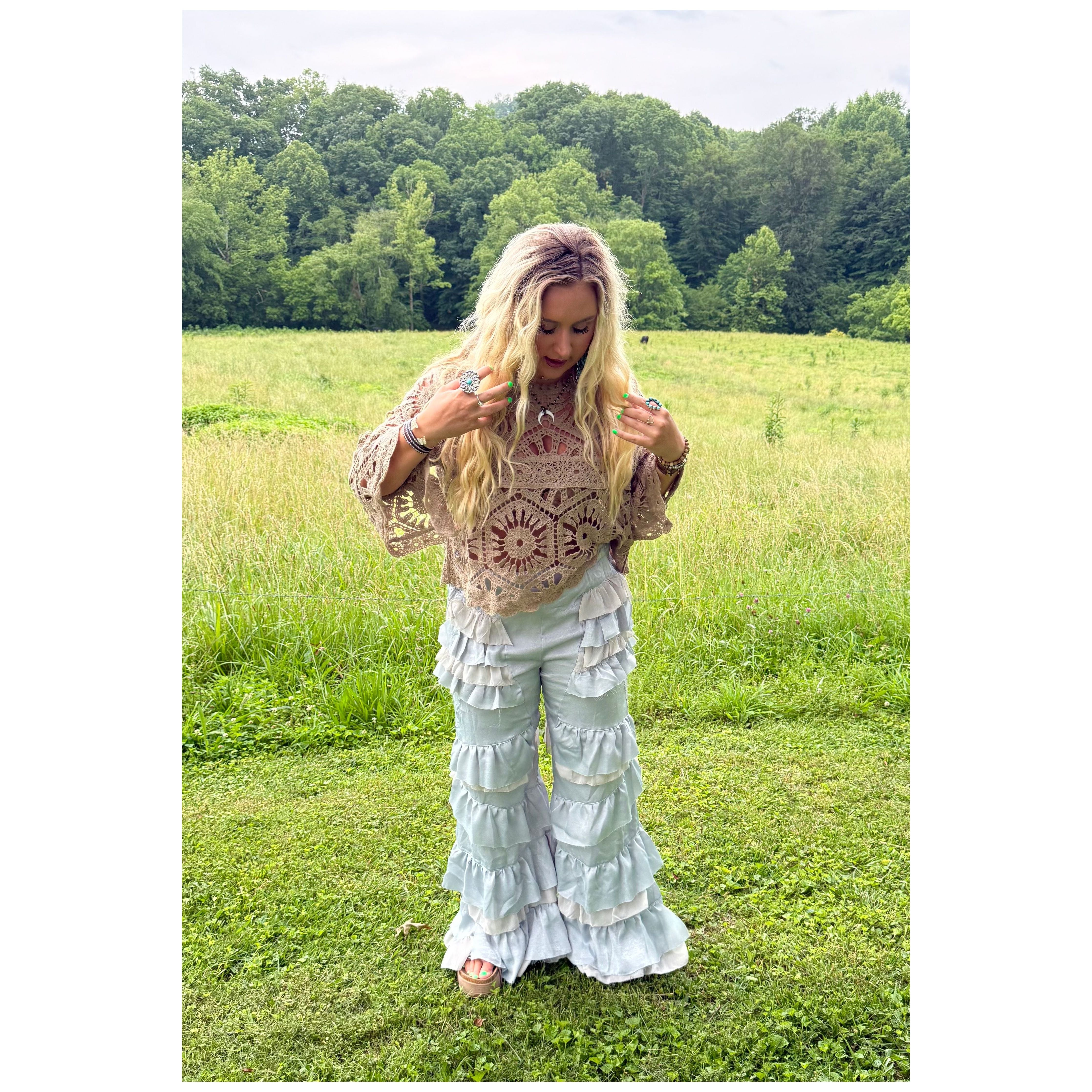 Oli & Hali: Tiered Ruffle Pant