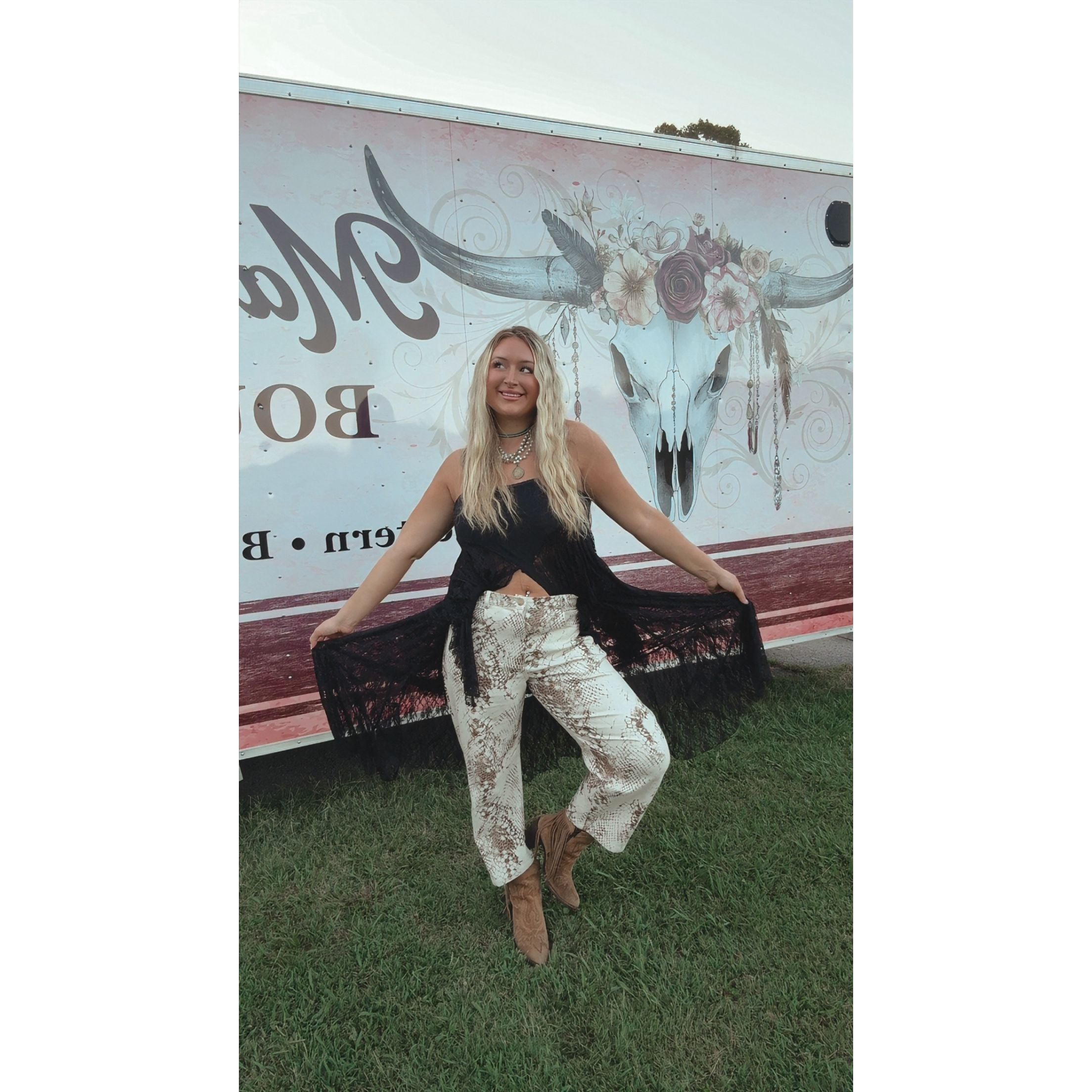 Python Print Wide leg pants