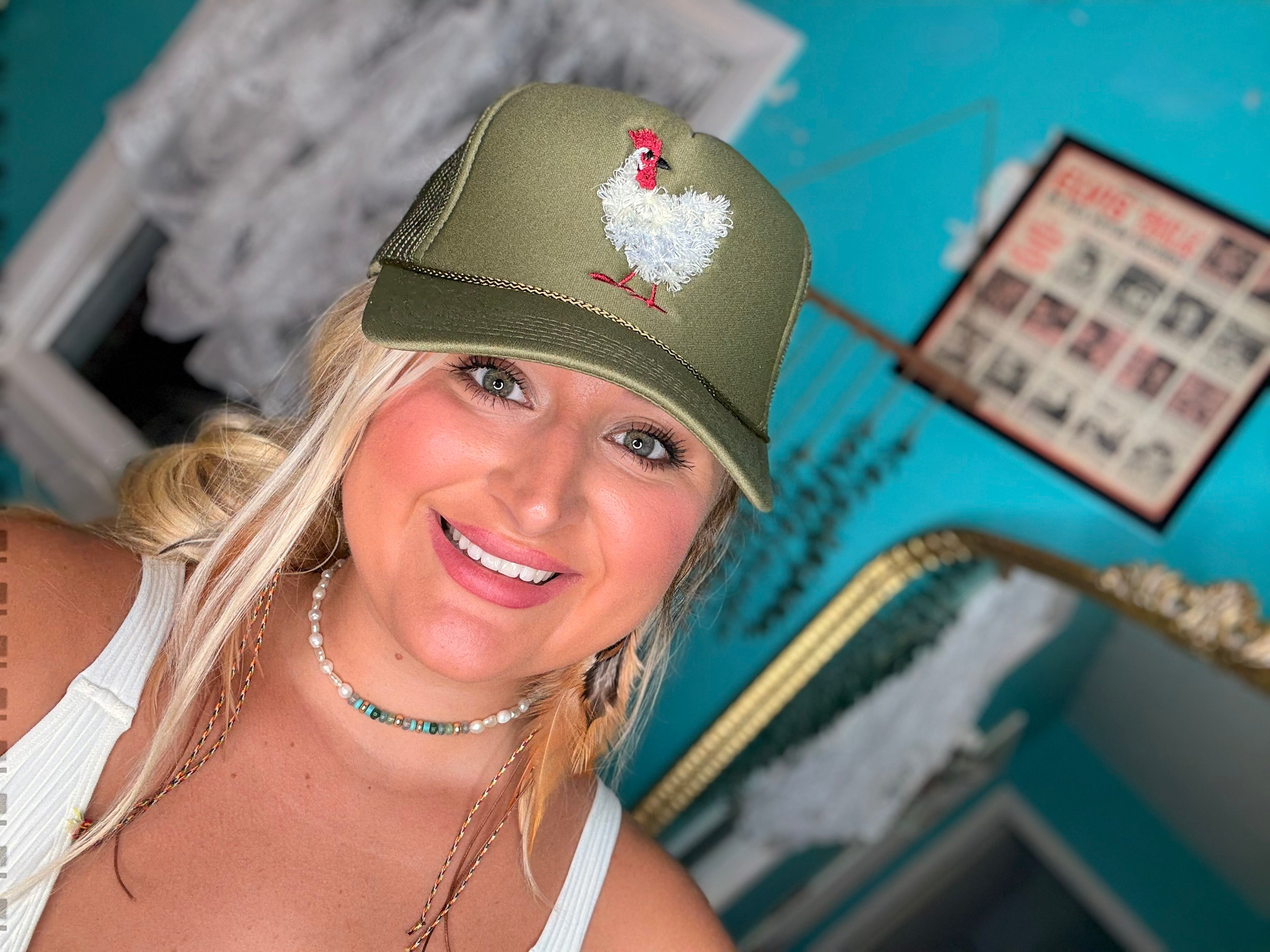 Fluffy Chicken Otto Hat