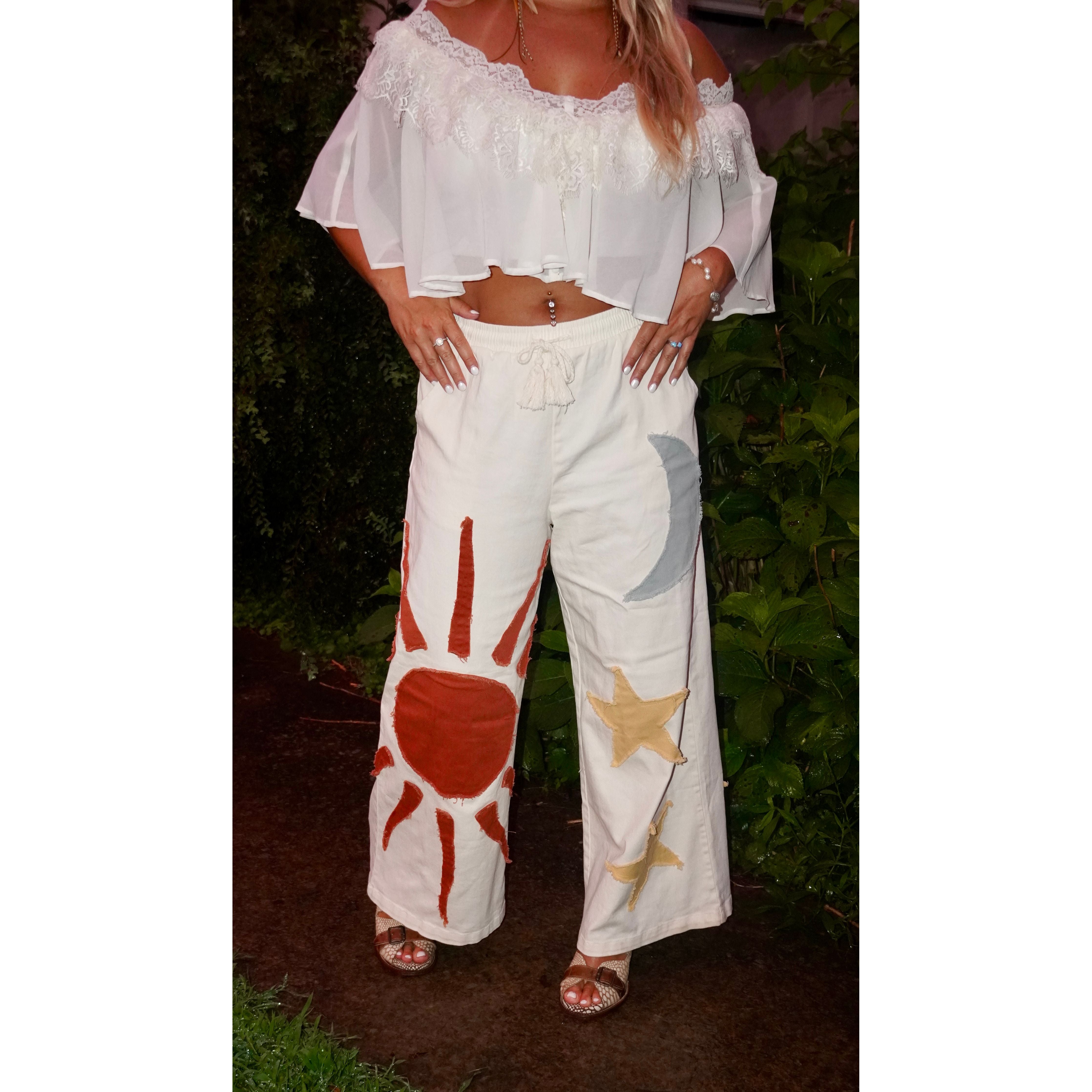 Sun Moon and Star Pants