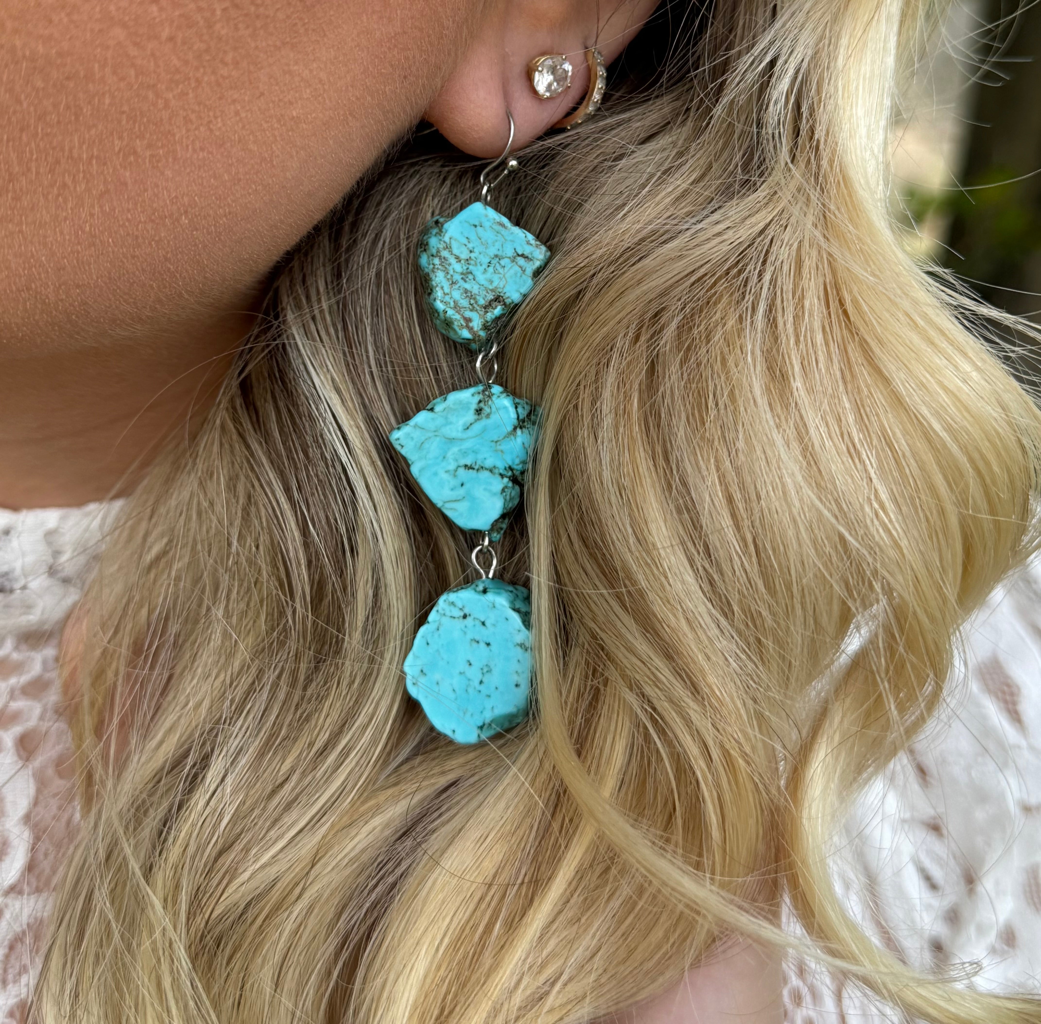 Turquoise Drop Earrings