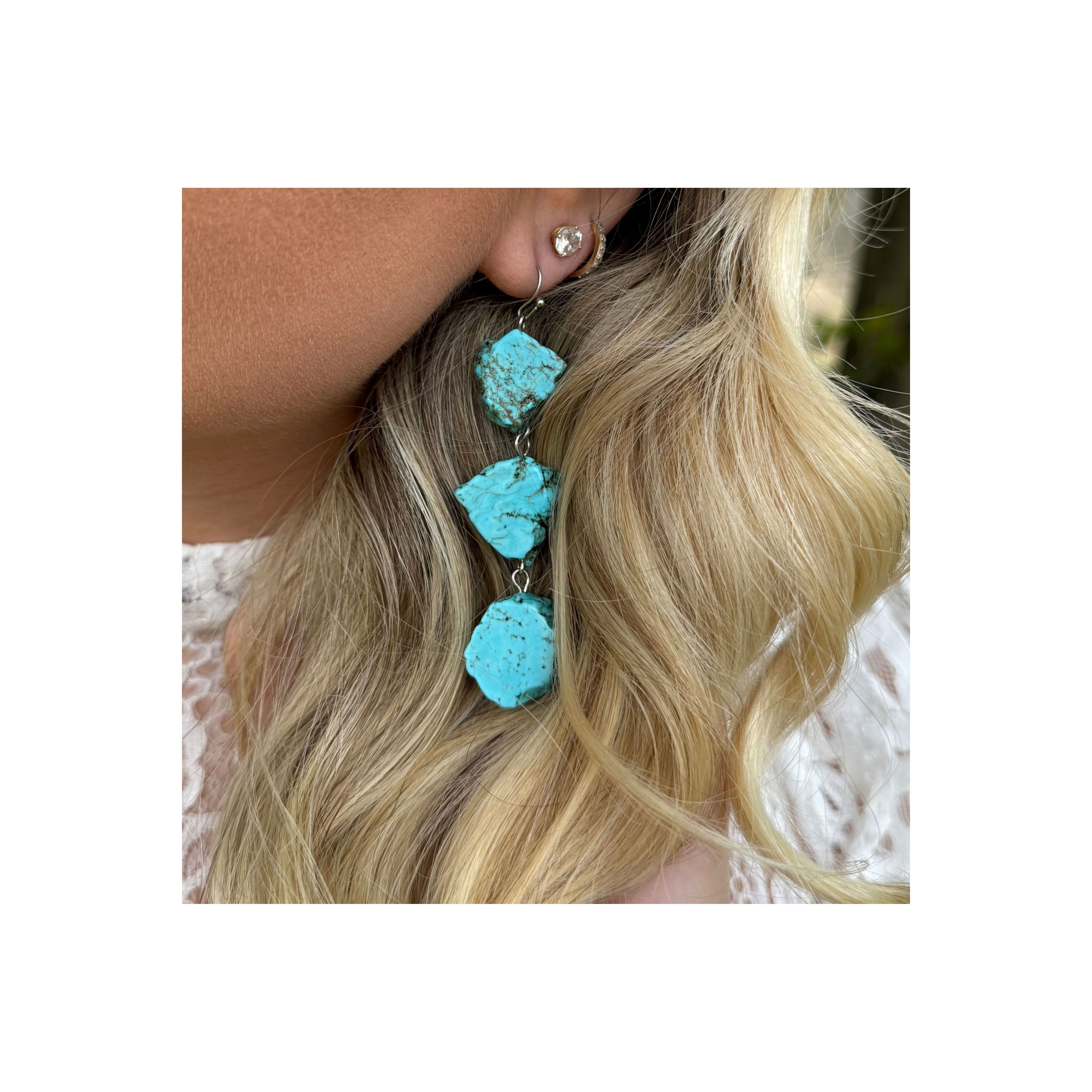 Turquoise Drop Earrings