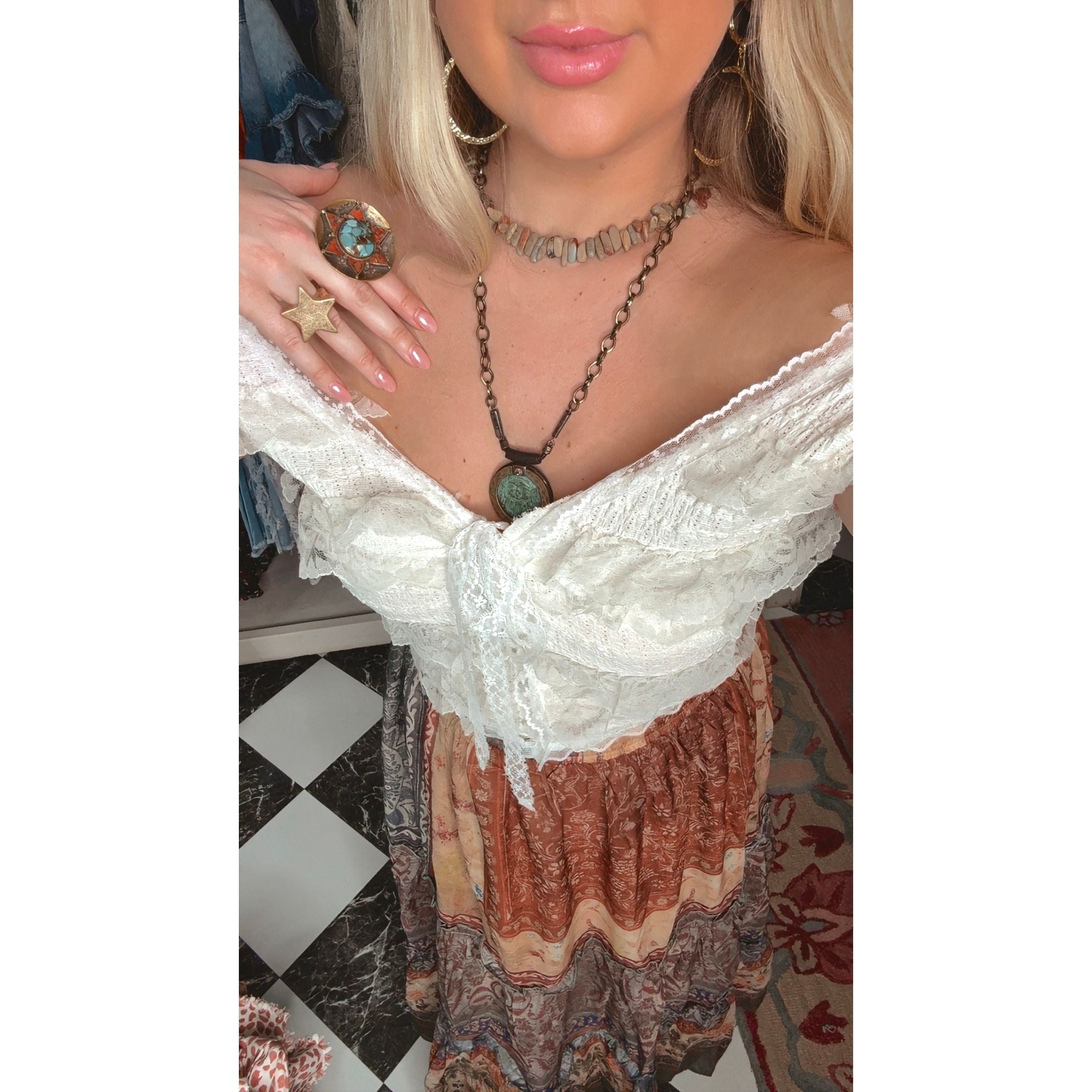 Aqua Terra Stone Choker Necklace