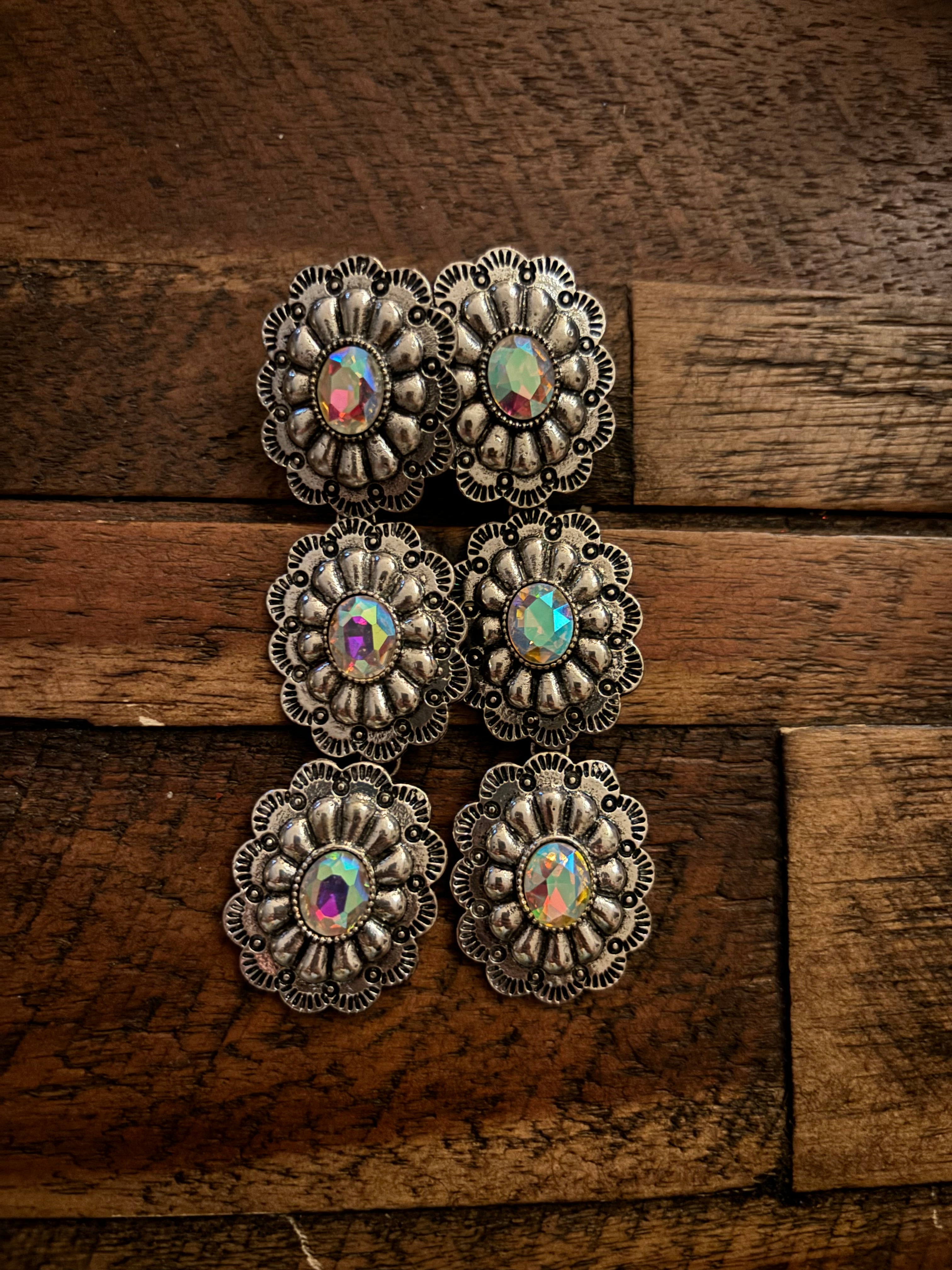 Flower Bling Earring